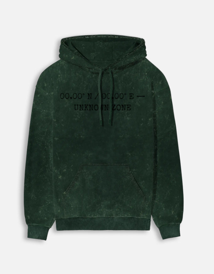 Elite Acid Wash Heavyweight Hoodie hoodie oversized fit acid washed heavyweight fabric detail view by HAViT Apparel