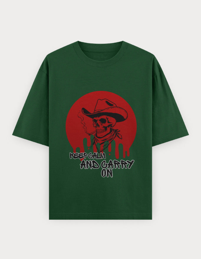 Unisex Oversized Classic T-Shirt oversized fit cotton fabric heavyweight fabric detail view by HAViT Apparel