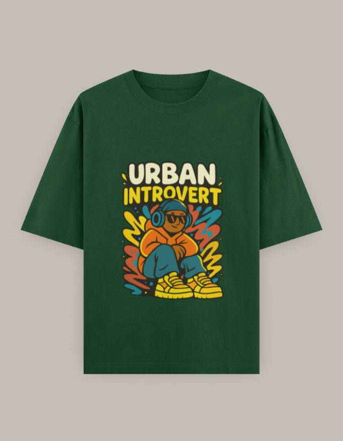 Unisex Oversized Classic T-Shirt oversized fit cotton fabric heavyweight fabric detail view by HAViT Apparel