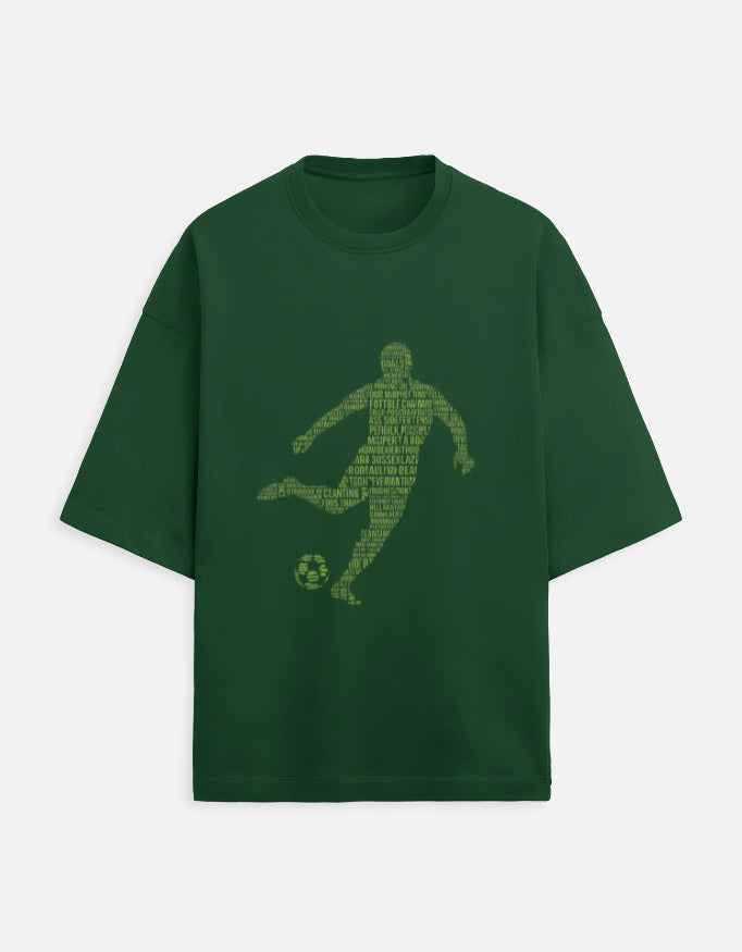 Unisex Terry Oversized Tee oversized fit cotton fabric heavyweight fabric detail view by HAViT Apparel