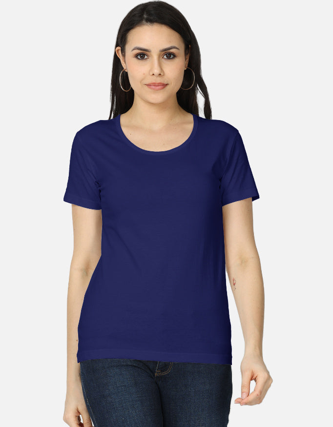 Women's Classic T-Shirt regular fit cotton fabric heavyweight fabric detail view by HAViT Apparel