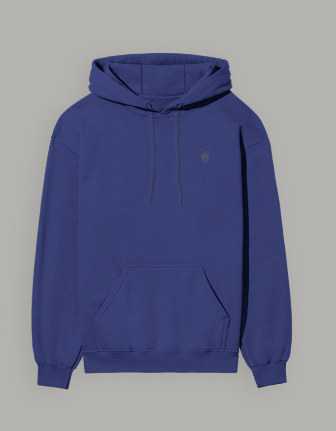 Unisex Dark Hoodie regular fit cotton fabric heavyweight fabric detail view by HAViT Apparel