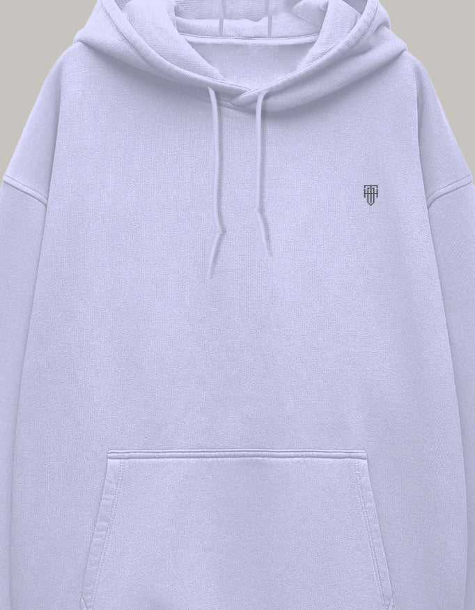HAViT Crest Oversized Hoodie hoodie oversized fit cotton fabric heavyweight fabric detail view by HAViT Apparel