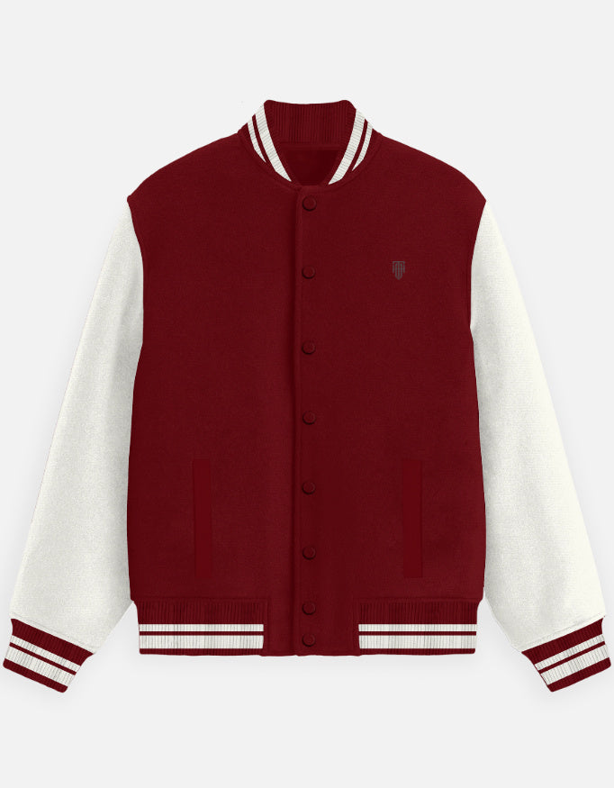 HAViT Signature Varsity Jacket jacket cotton fabric heavyweight fabric detail view by HAViT Apparel
