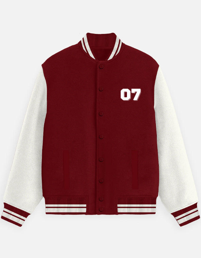 Varsity 07 Classic Edition Jacket jacket cotton fabric heavyweight fabric detail view by HAViT Apparel