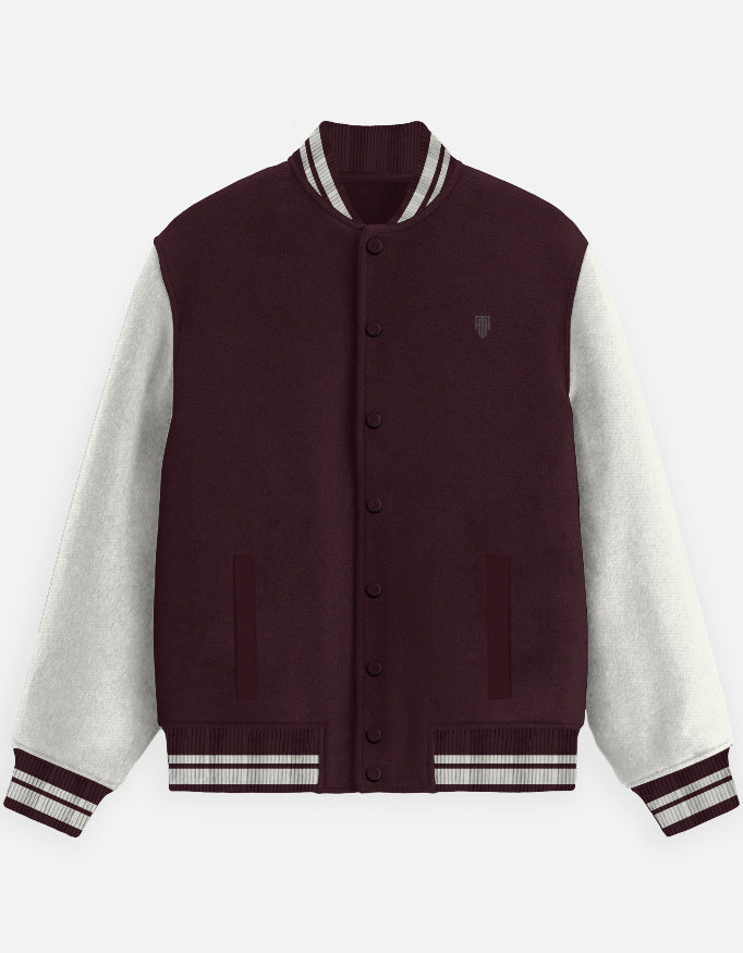 HAViT Signature Varsity Jacket jacket cotton fabric heavyweight fabric detail view by HAViT Apparel
