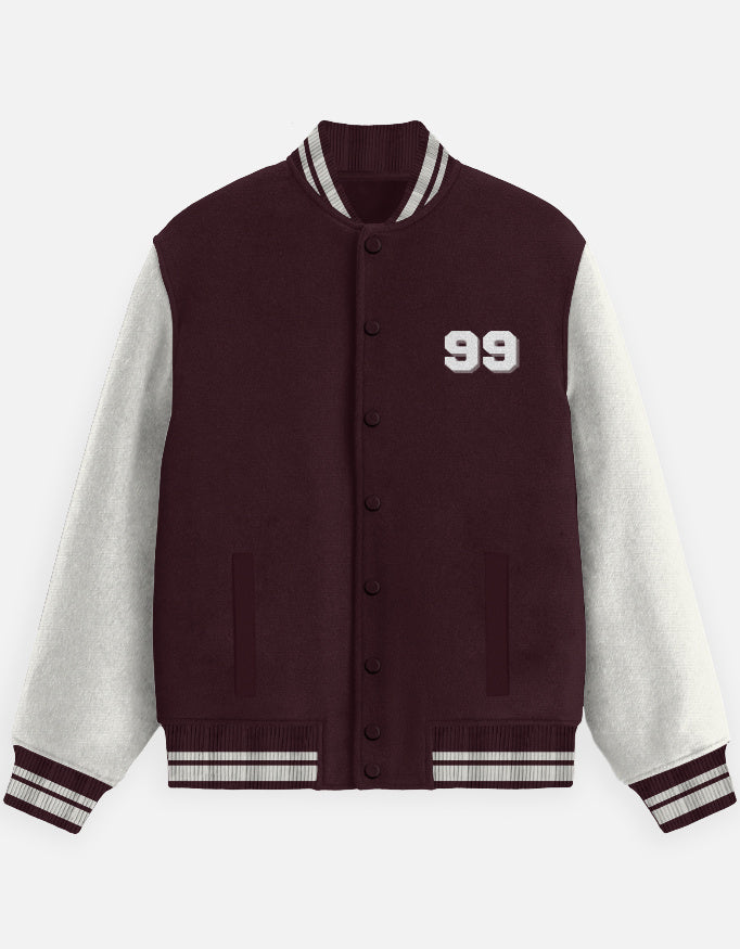 Varsity 99 All-Time Edition Jacket jacket cotton fabric heavyweight fabric detail view by HAViT Apparel