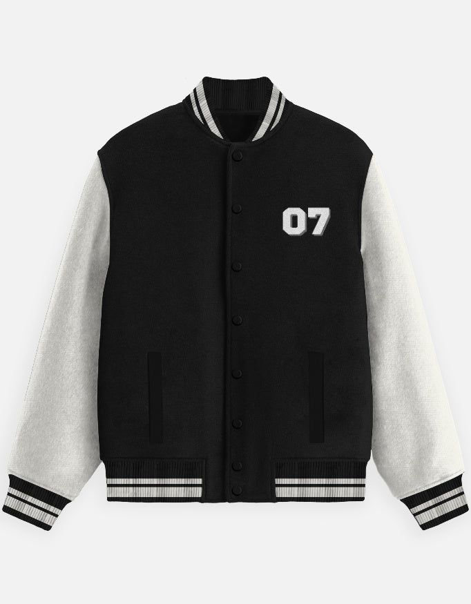 Varsity 07 Classic Edition Jacket jacket cotton fabric heavyweight fabric detail view by HAViT Apparel