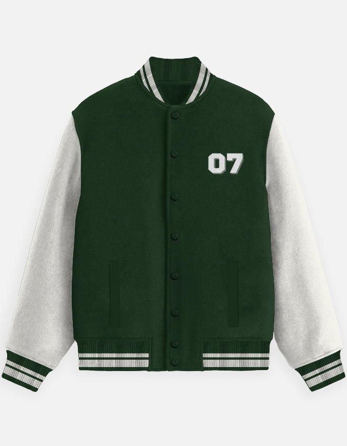 Varsity 07 Classic Edition Jacket jacket cotton fabric heavyweight fabric detail view by HAViT Apparel