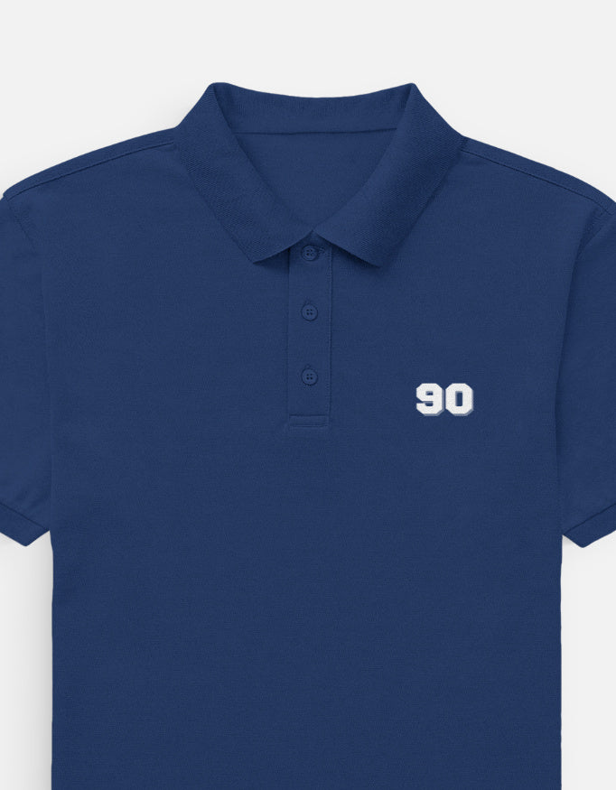 90- Men's Polo t-shirt regular fit cotton fabric heavyweight fabric detail view by HAViT Apparel
