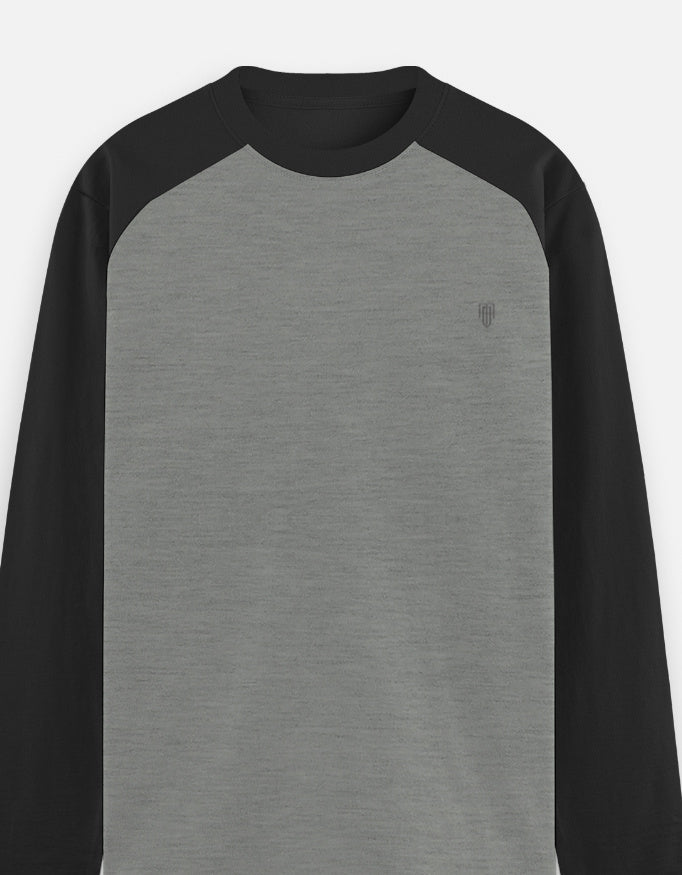 Raglan T-Shirt cotton fabric heavyweight fabric detail view by HAViT Apparel