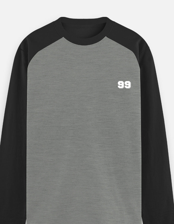 Raglan 99 Classic Series T-Shirt cotton fabric heavyweight fabric detail view by HAViT Apparel
