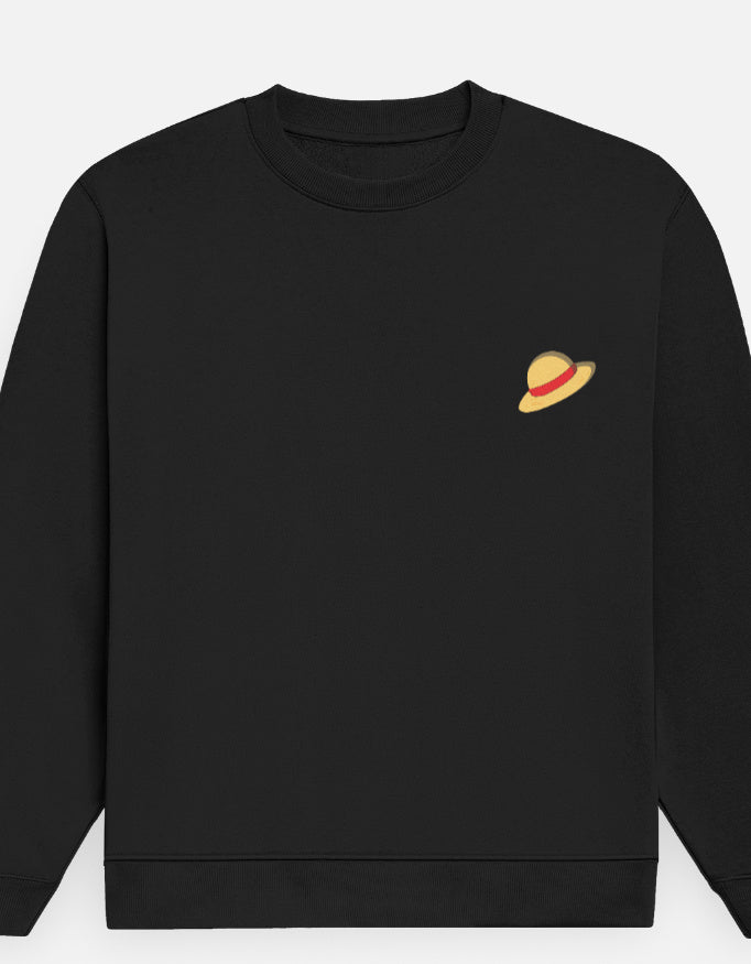 Anime Sweatshirt regular fit cotton fabric heavyweight fabric detail view by HAViT Apparel