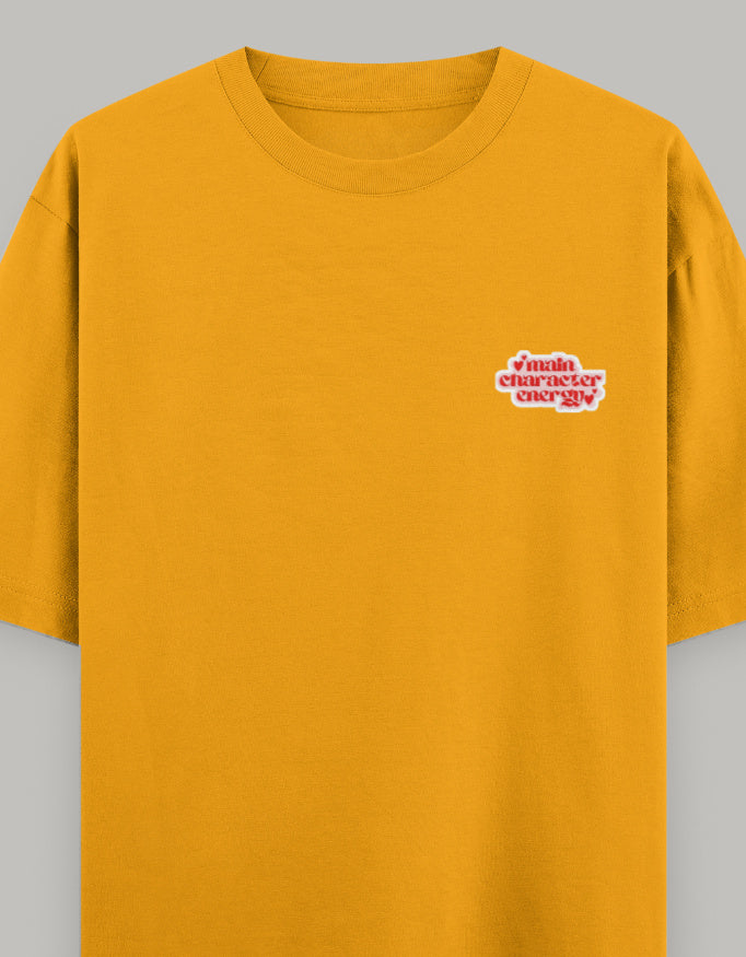 Soft Statement Oversized Women’s T-Shirt t-shirt oversized fit cotton fabric heavyweight fabric graphic print printed design detail view by HAViT Apparel
