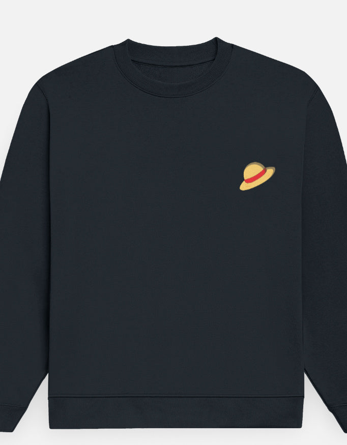 Anime Sweatshirt regular fit cotton fabric heavyweight fabric detail view by HAViT Apparel