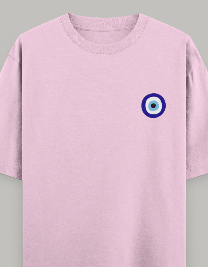 Protected Energy Oversized Women’s T-Shirt t-shirt oversized fit cotton fabric heavyweight fabric printed design detail view by HAViT Apparel