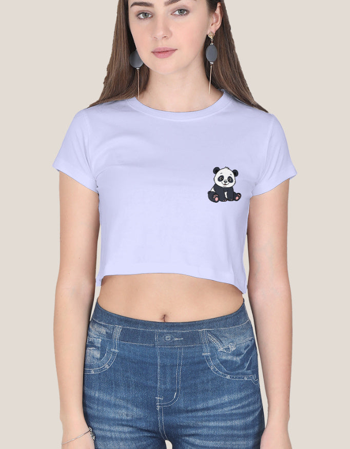 Crop Top cotton fabric heavyweight fabric detail view by HAViT Apparel