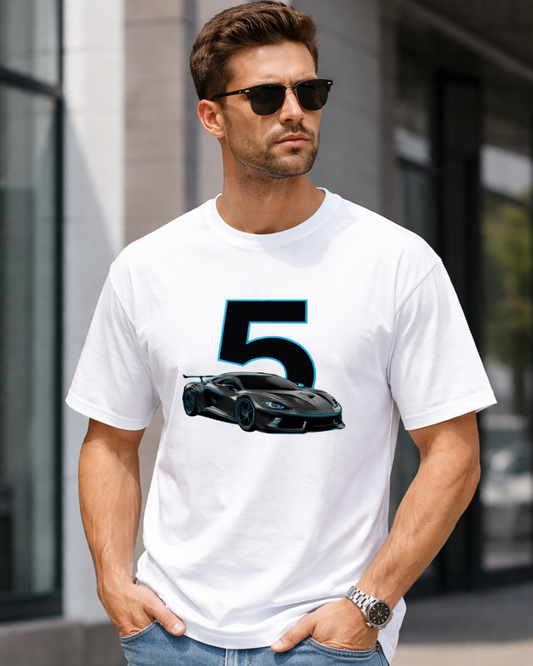 Street Racer 5 Oversized Terry Sweatshirt sweatshirt oversized fit cotton fabric heavyweight fabric graphic print detail view by HAViT Apparel