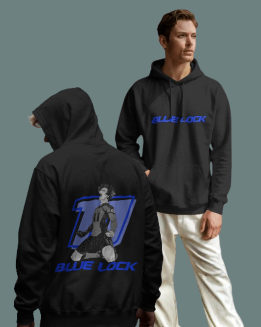 Anime Hoodie hoodie regular fit cotton fabric heavyweight fabric printed design anime inspired design detail view by HAViT Apparel