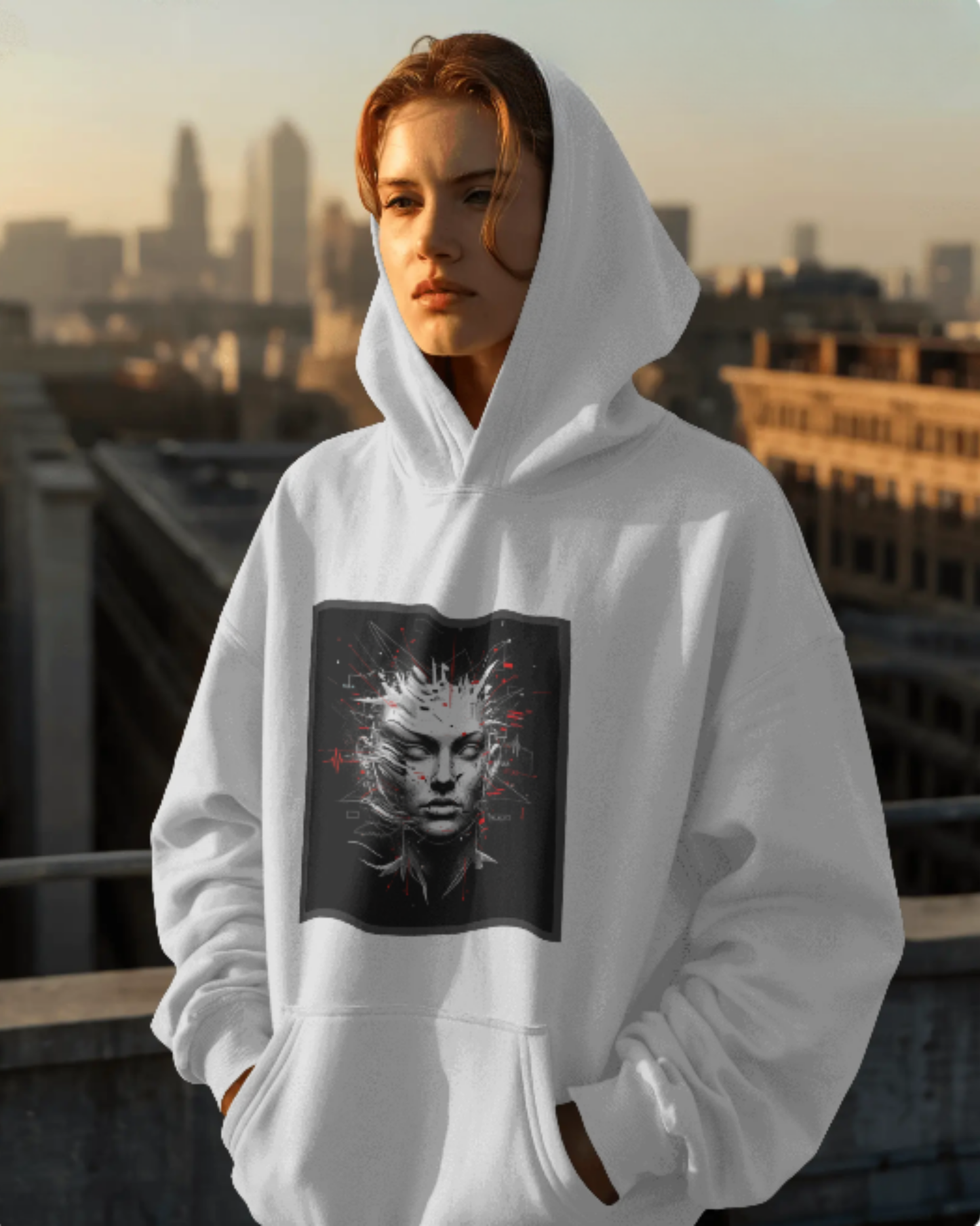 Chaos Signal- Oversized Hoodie