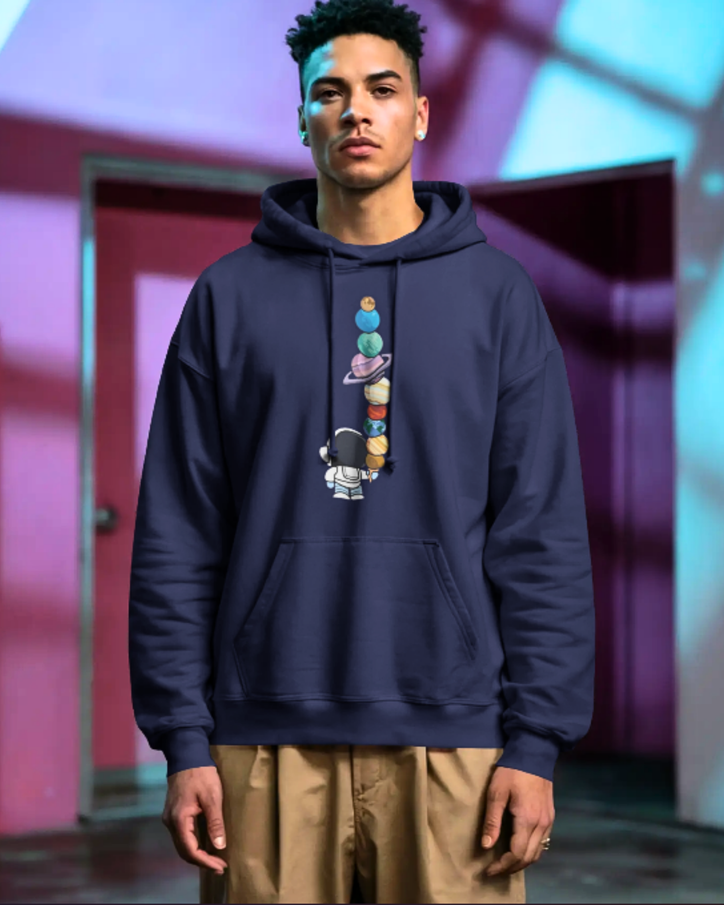 Cosmic Scoop- Pullover Hoodie