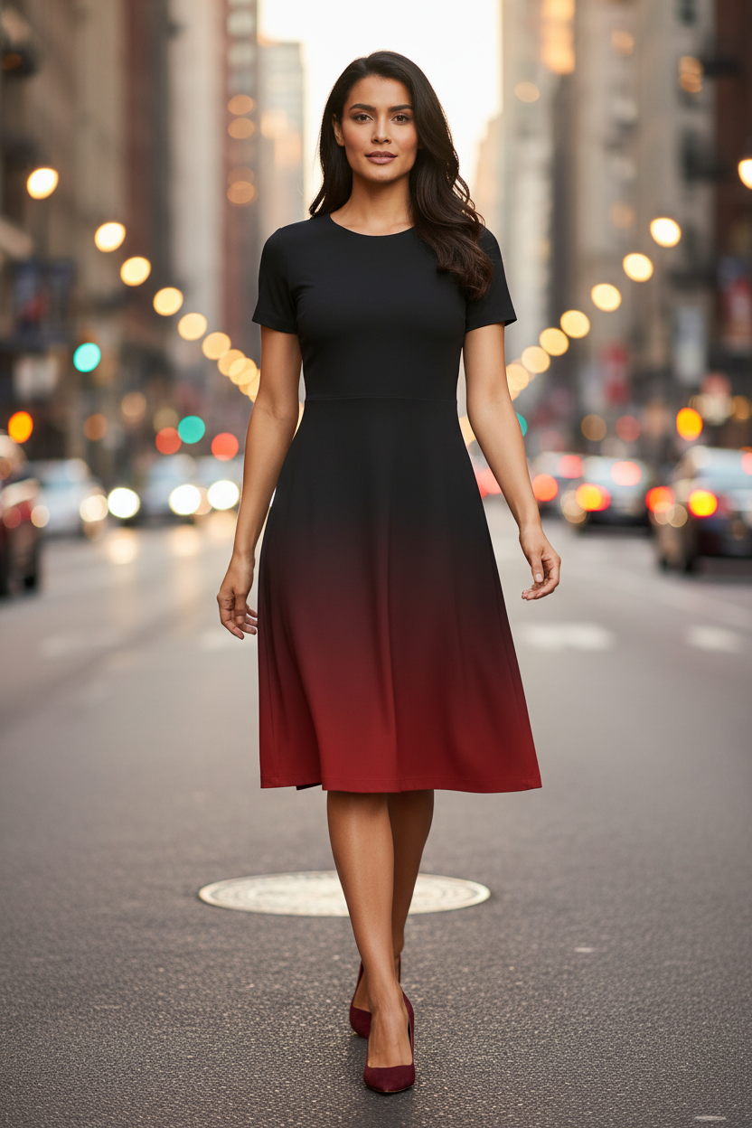 Ember Fade Dress – City Boulevard