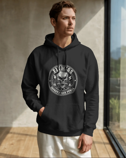 Fitness Improve Your Power- Oversized Hoodie