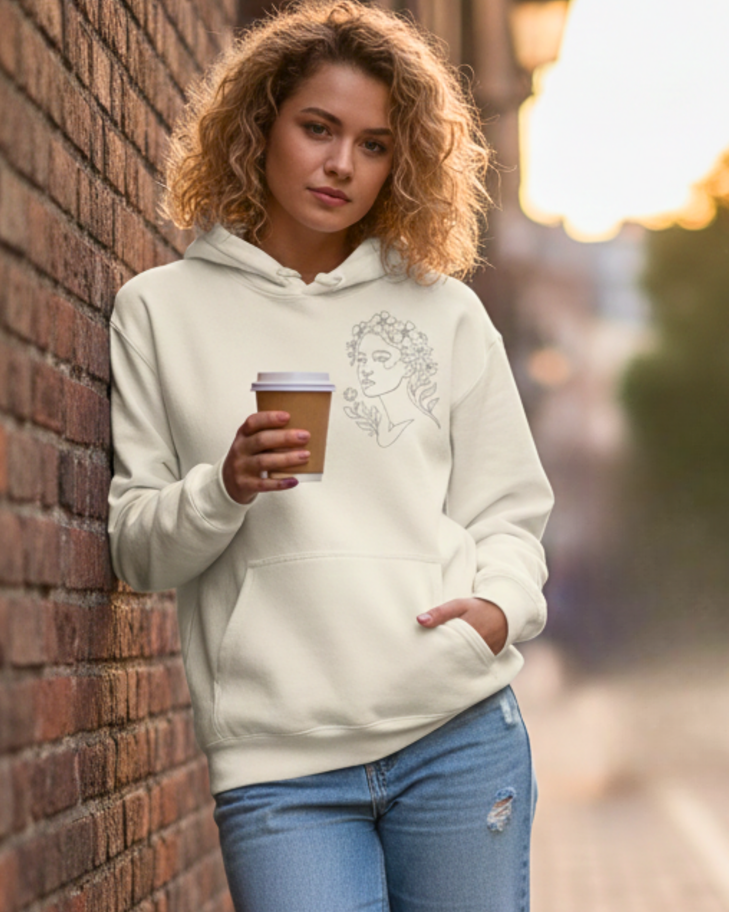 Blooming Thoughts Pullover Hoodie