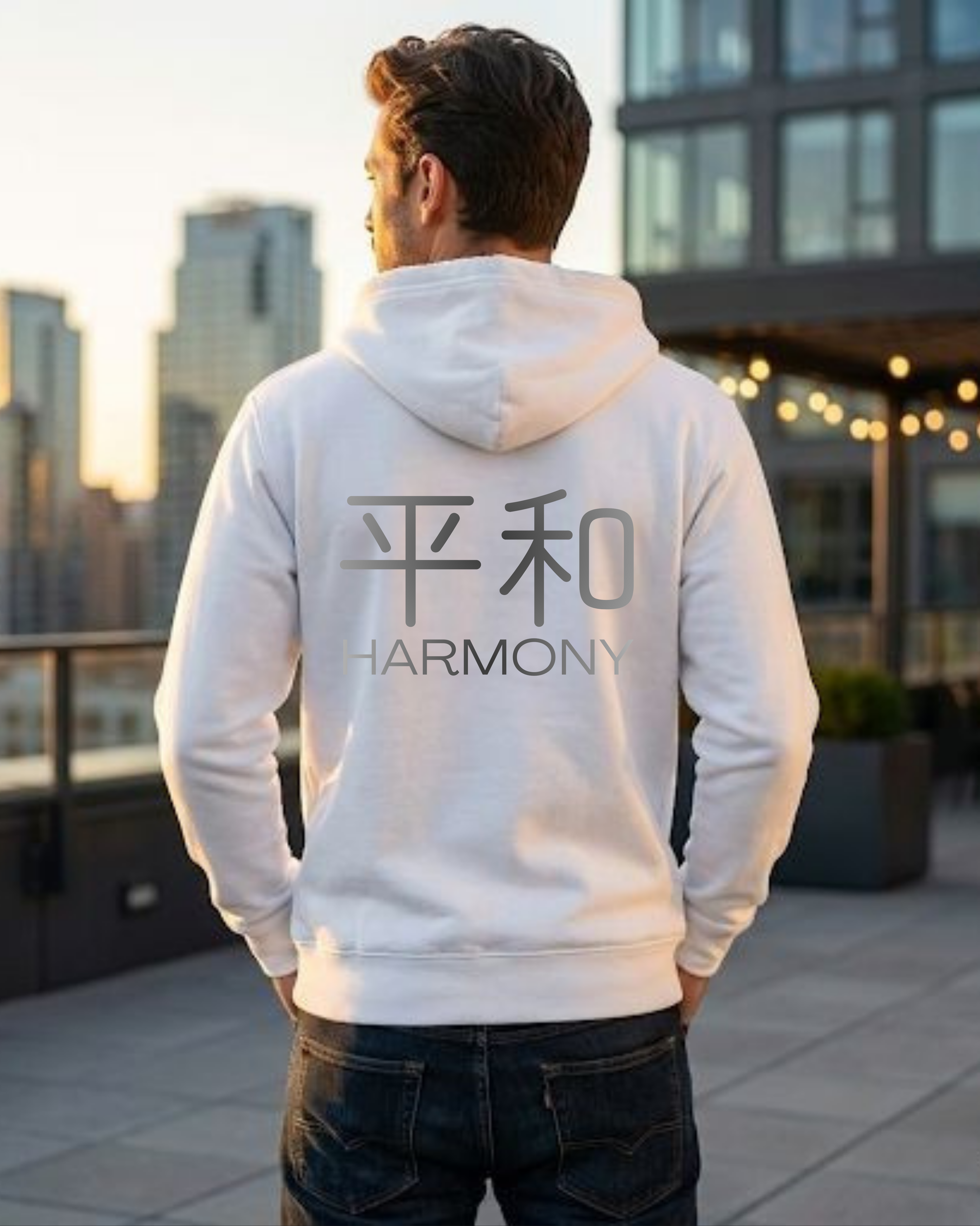 Premium Zip-Up Hoodie regular fit cotton fabric heavyweight fabric detail view by HAViT Apparel