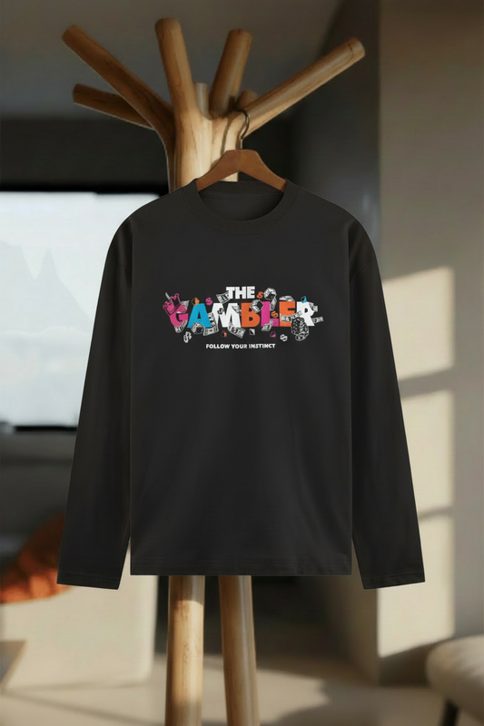 The Gambler Oversized T-Shirt hanger mockup