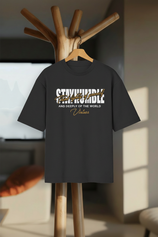 Stay Humble – Oversized Standard T-Shirt - Hanger Mockup