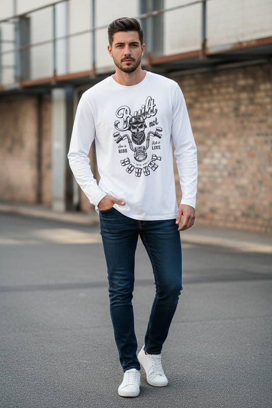 BUILT NOT BOUGHT – MEN’S FULL SLEEVE T-SHIRT