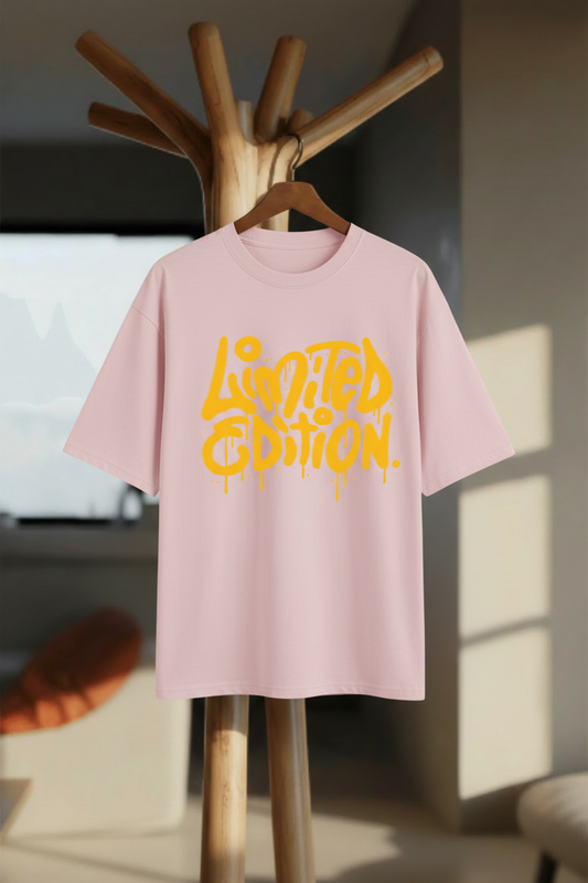 Limited Edition – Graffiti Drip Oversized T-Shirt - Hanger Mockup