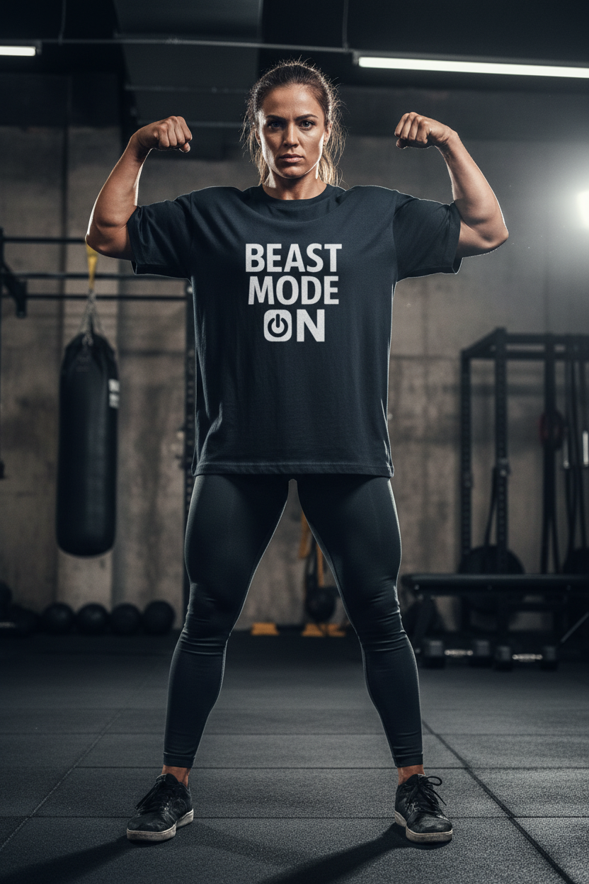 Bold Beast Mode Classic Oversize tee