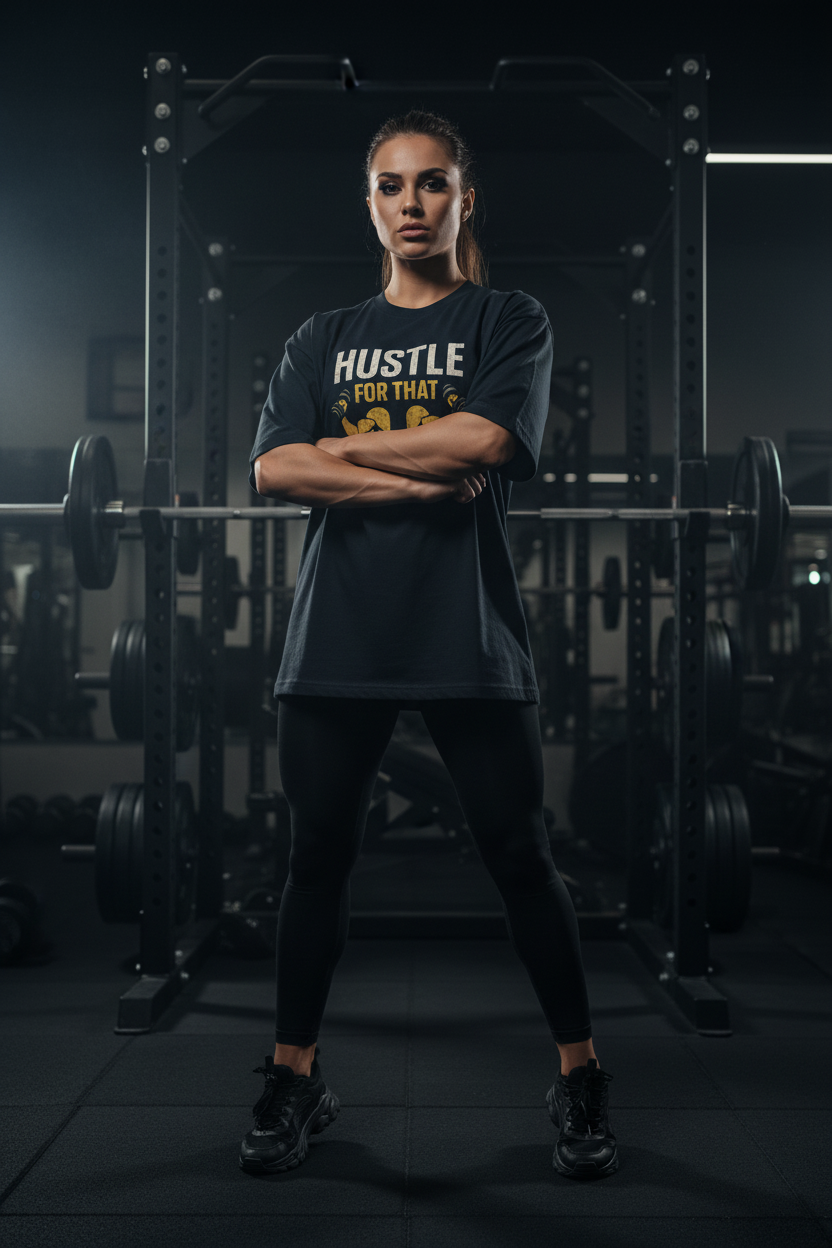 Muscle Hustle Oversize Dark Edition Tee
