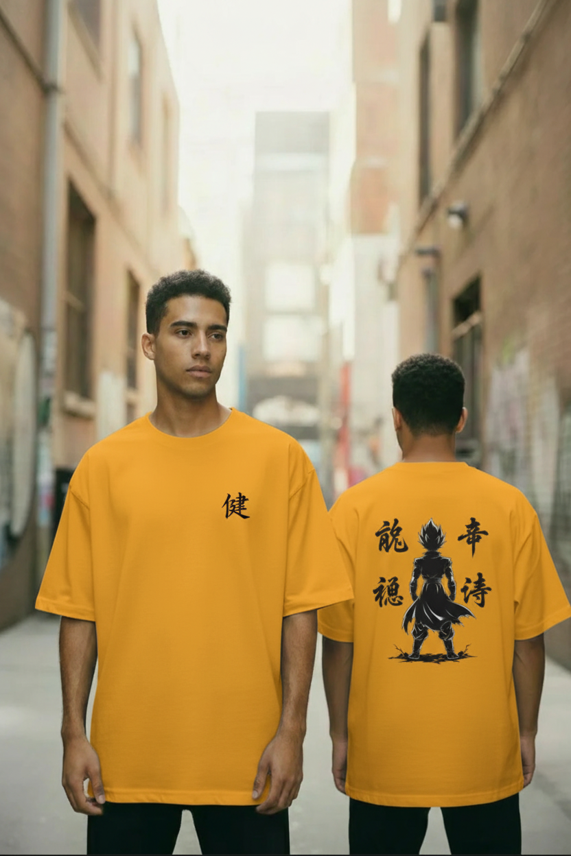 Goku & Vegeta – Saiyan Legacy Oversized T-Shirt