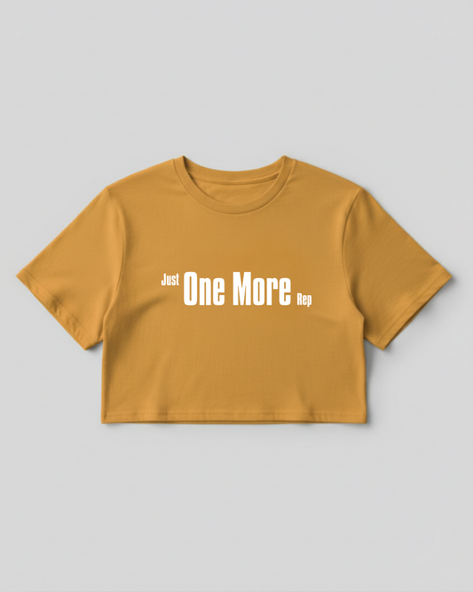 One More Minimal Crop Tee cotton fabric heavyweight fabric detail view by HAViT Apparel