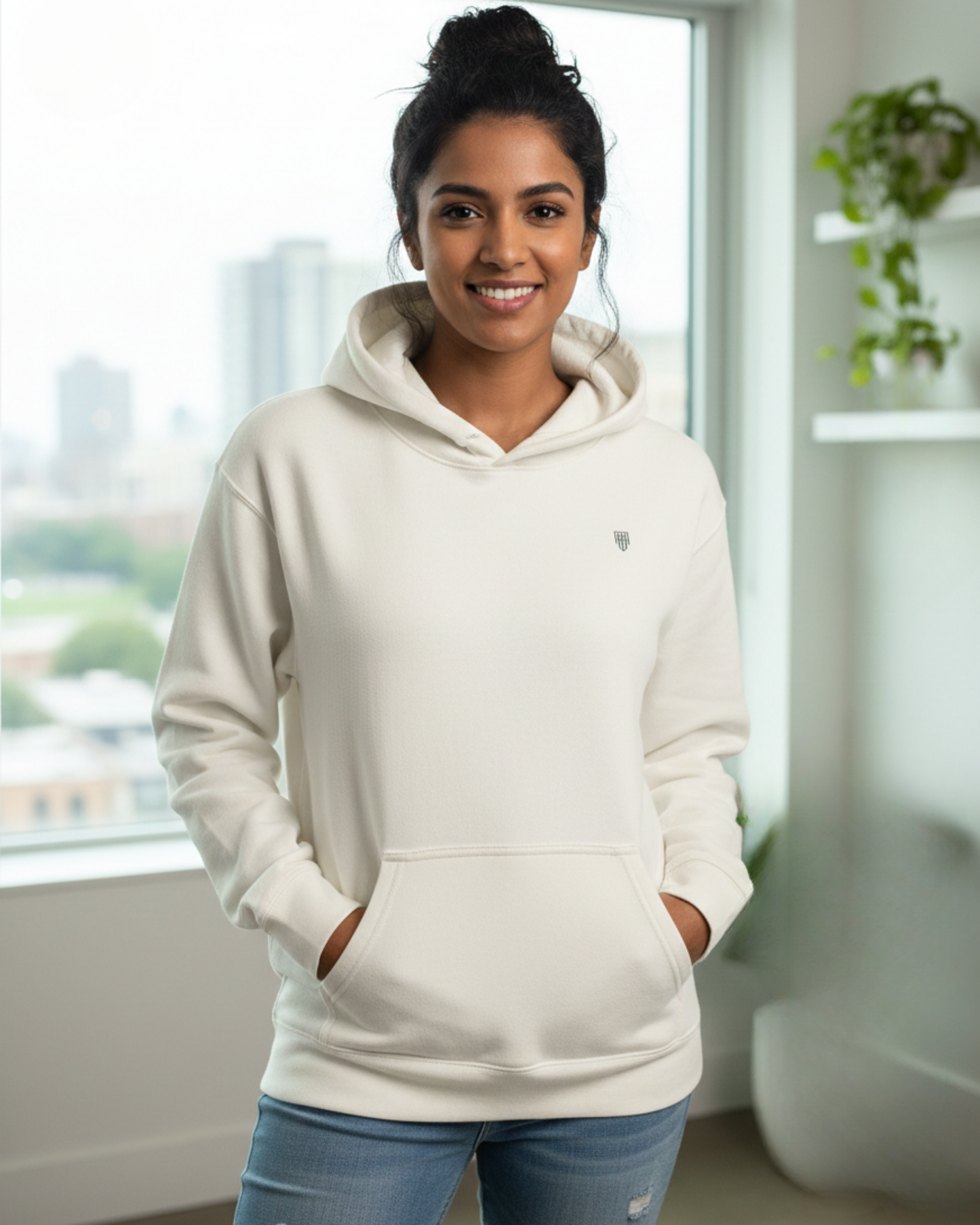 Ivory Shade Women's Pullover Hoodie