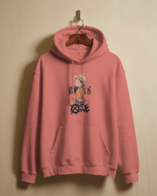 Anime Hoodie hoodie regular fit cotton fabric heavyweight fabric graphic print printed design anime inspired design detail view by HAViT Apparel