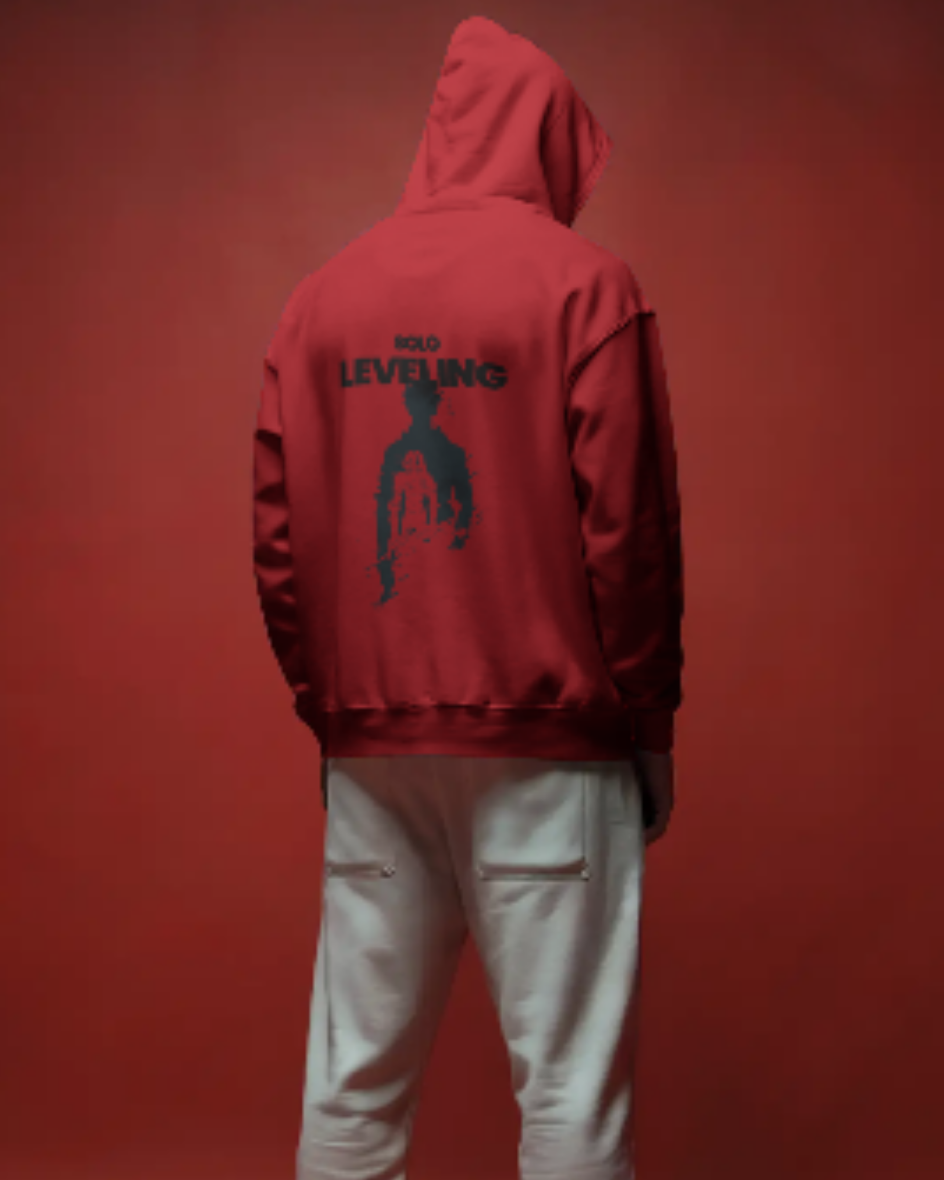 Anime Hoodie hoodie regular fit cotton fabric heavyweight fabric printed design anime inspired design detail view by HAViT Apparel